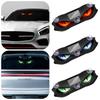 Creative Solar Warning Light Cool Car Atmosphere Light Car Demon Eye Light  Universal