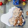 Festive Countertop Storage Box Christmas Serving Tray with Airtight Lid Decorative PP Food Organizer School Supply Moisture Proof Container Holiday