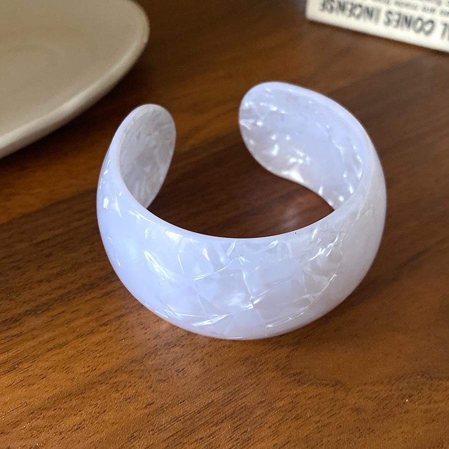 

Переливающийся акриловый круглый открытый браслет: Шикарный Высококлассный Модный Браслет