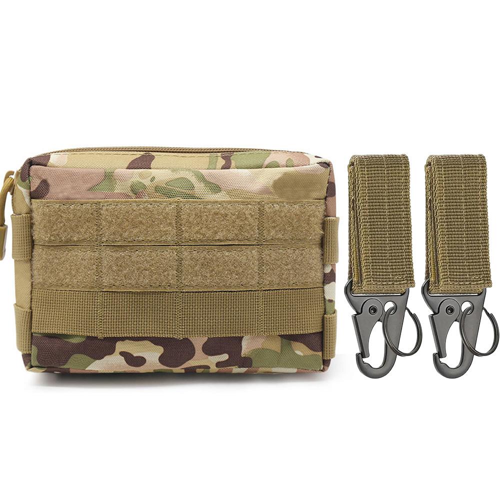 Outdoor Hunting Tatical Molle Pouch Waist Pack Coin Cell Phone Bag Nylon Portable Men Toiletry Bag Clutch Outdoor