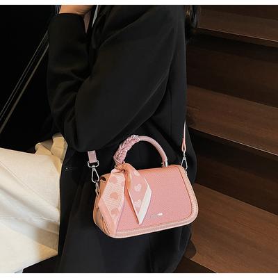 Popular Small Bag Women's 2025 Spring and Summer New Portable Small Square Bag Fashionable Versatile Texture Messenger Bag
