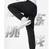 Li Ning Fitness Series Solid Color Multi-Pocket Casual Versatile Fleece Cuffed Knitted Sports Pants Men Pants Black AYKT929-2