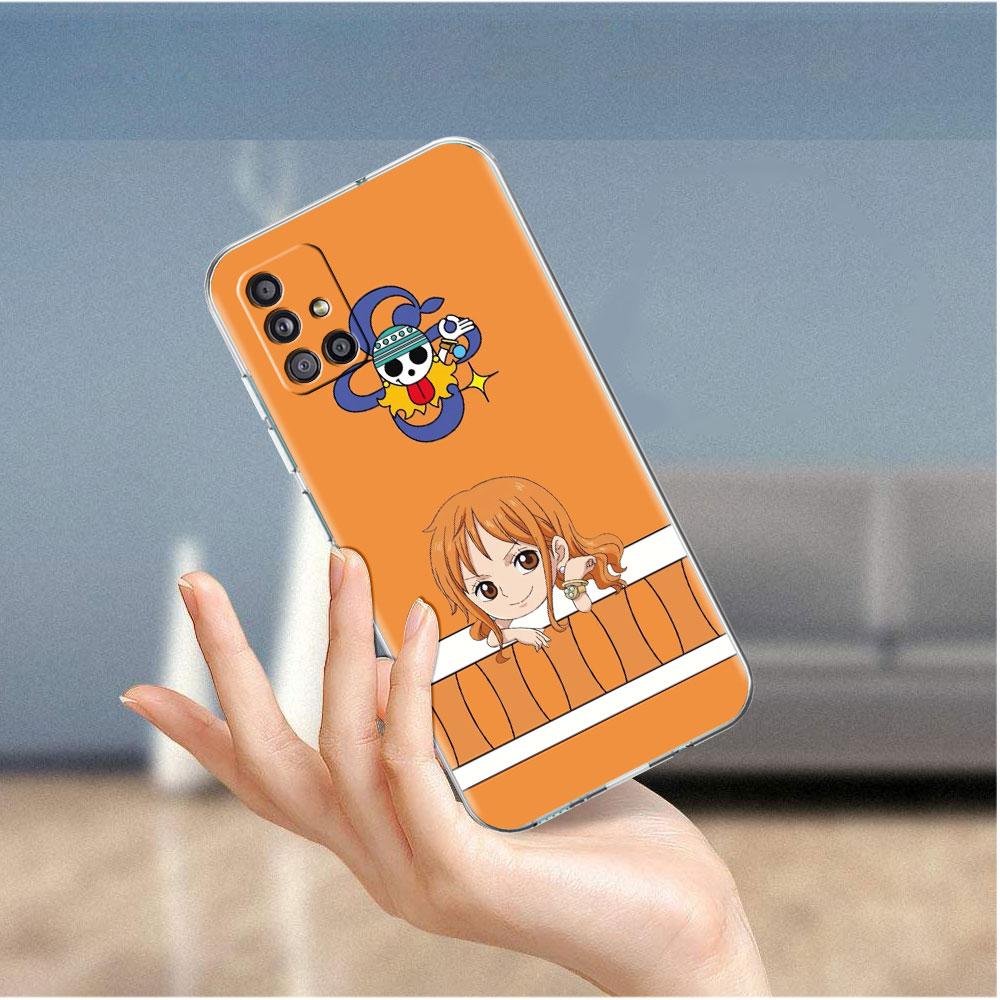 Průhledný kryt pro Samsung Galaxy A52 A12 A51 A32 A21s A71 A32 A22 50 A70 A31 A72 5G Kryt na telefon Vtipný One- Piece