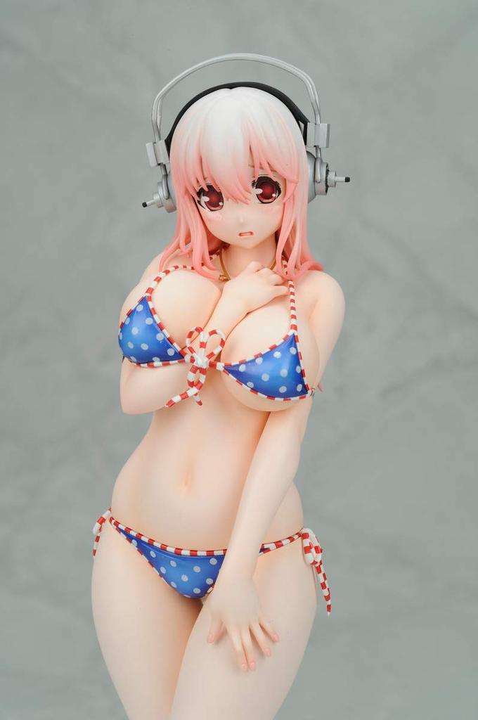 Marvel Kaitendo Super Sonico Paisura Bikini Scale PVC Painted Complete Figure Resale Ver. 1/6