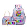 Rhythm box sprunki peripheral schoolbag boys and girls schoolbag primary school junior high school students backpack D