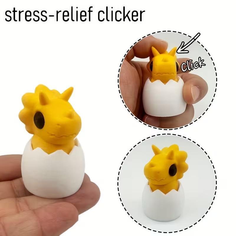 1 Pack 6.5Cm 3D Printed Eco-Friendly Pla,Yes No Button Fidget Toy, Novelty Desk Gadget