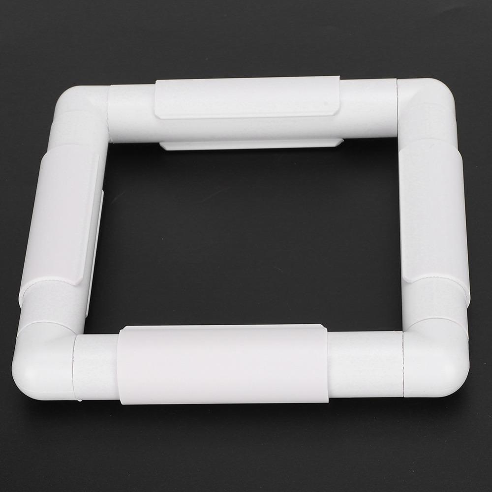 Square Shape Embroidery Hoop Plastic Embroidery Frame Portable Cross Stitch Frame For Needlepoint
