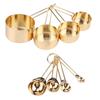 Stainless Steel Measuring Spoons Set Rose Gold Gold Baking Measuring Set  Dry Ingredients