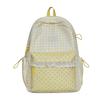Schoolbag Casual Versatile Plaid Polka Dot Lace Backpack Girl Heart Japanese Sweet Wind Student Party Backpack Girl