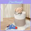 Cotton Rope Woven Storage Bin With Handles For Clothing And Household Toy Organization