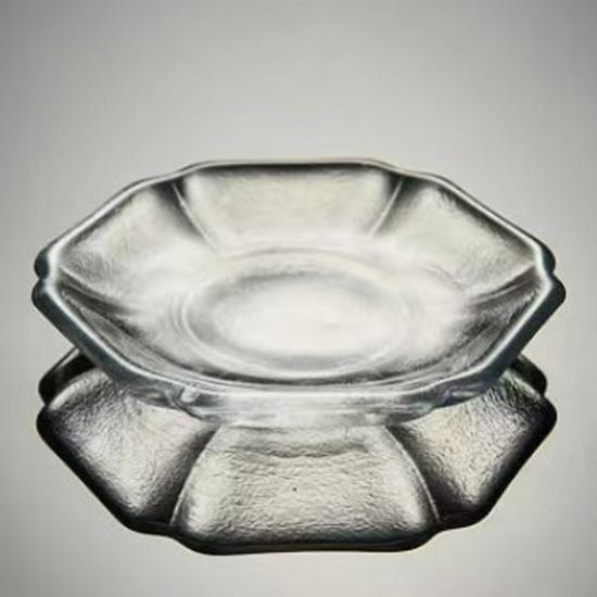 Japanese Crystal Glass Kung Fu Tea Cup with Gold Painting - Small Tasting Bowl