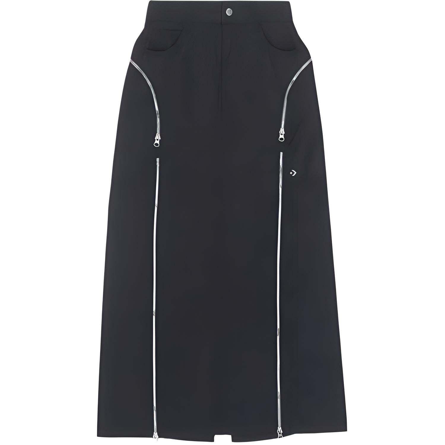 Converse Casual Long Skirt Women s Black 10027958-A01 S