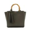 VITAFELICE Bamboo Handle Mini Bag Women's 2-Way Inb-90032p (Coffee)