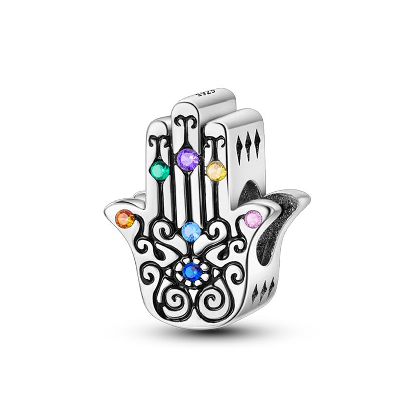 Newcopper Sparkling Zircon Devil'S Eye Horus' Eye Best Wishes Lucky Charms Beads Fit Pan Original Bracelets Diy Jewelry