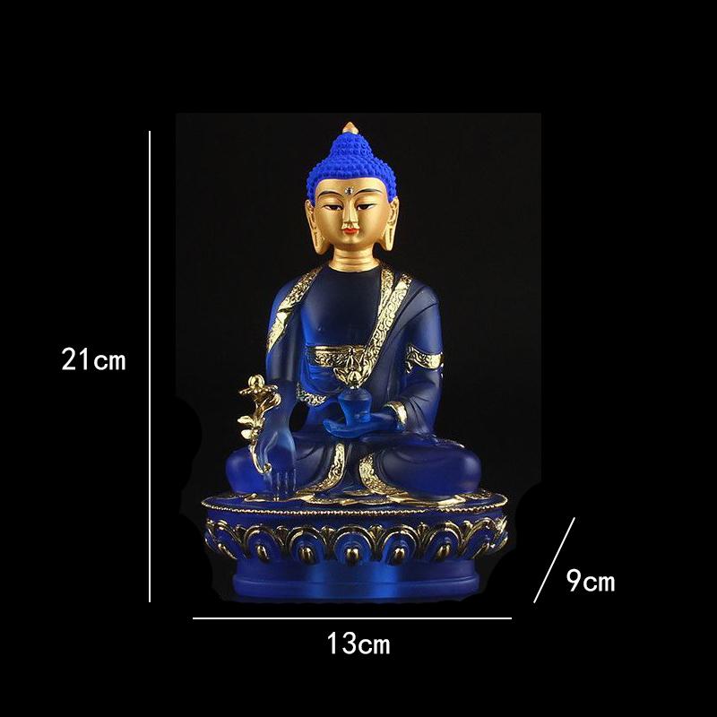 Shakyamuni Buddha, Amitabha Buddha, Medicine Buddha, small Buddha statues, Tibetan Five-Direction Buddha statues