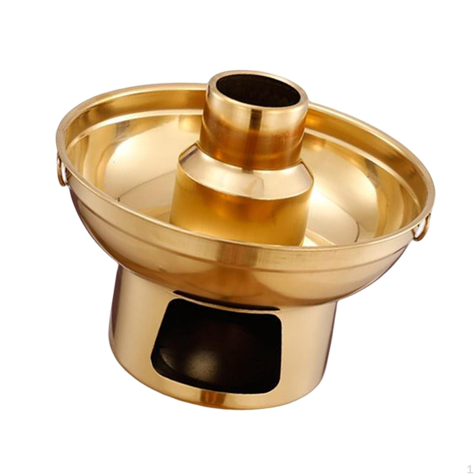 

Chinese Pot Old Beijing Hotpot Non Sticking Camping Outdoor Convenient to Use Traditional 20cm