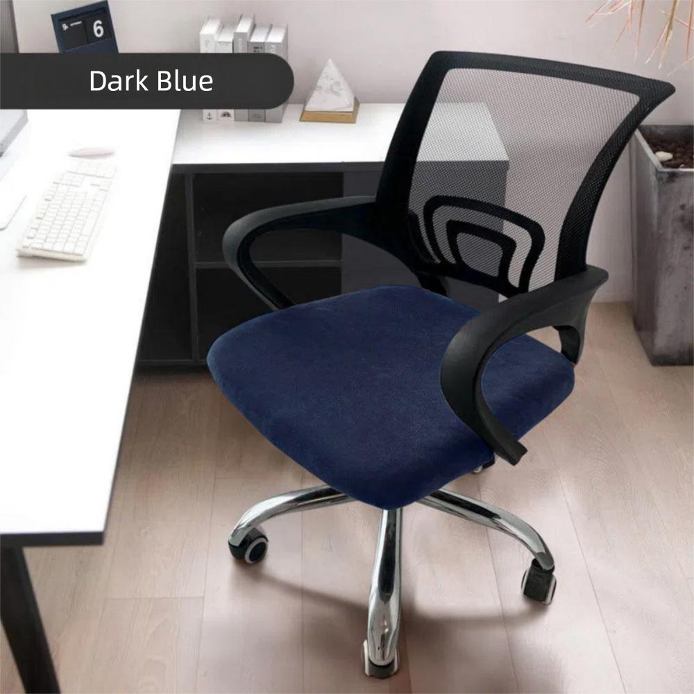 Washable Office Chair Cover Elastic Dust Cover Universal Rotating Chair Seat Cover Home Office