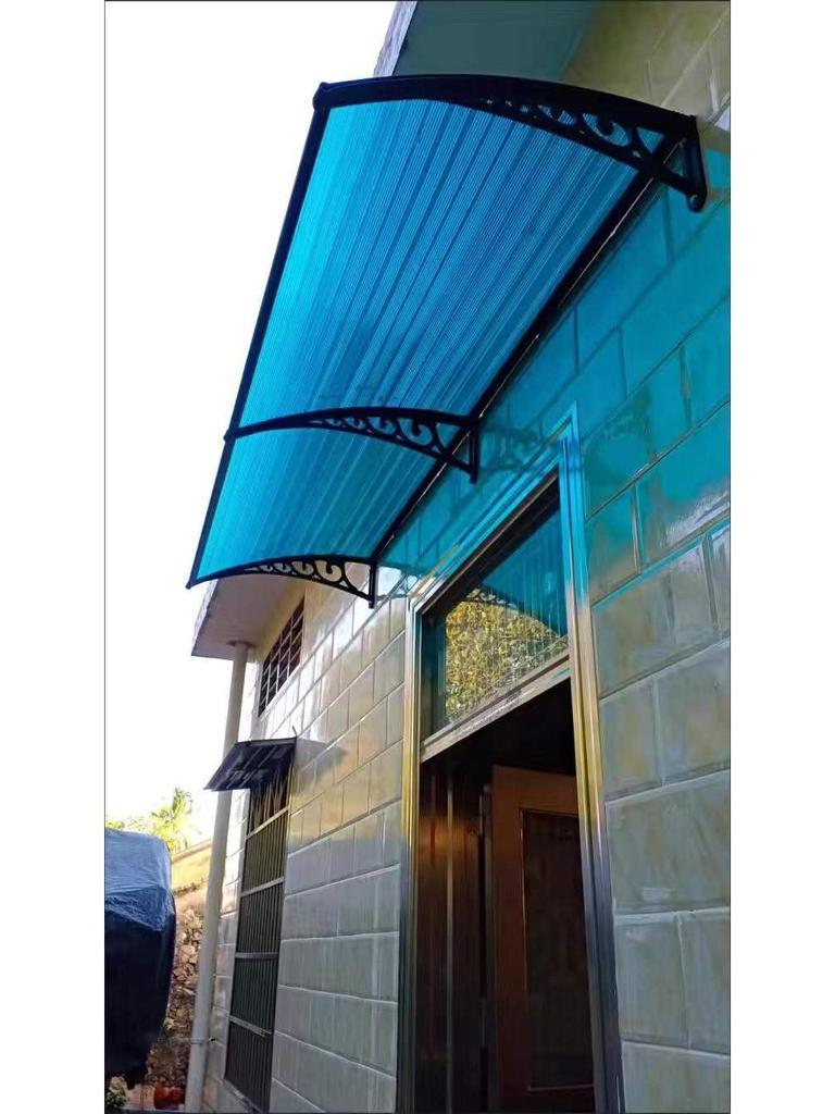 PC Sun Canopy Awning: Rainproof Shelter for Storefronts, Windows, Balconies, and Outdoor Air Conditioner Units