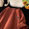Mens Fashion Loose Crew Neck Short Sleeve Casual Daily Summer T Shirt