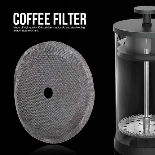 Zerodis. 5-Pack Universal Replacement French Press Filters for Coffee, Manual Coffee, Medium Size (800ml)