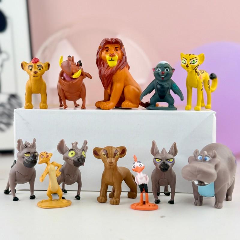 The Lion King Figures Set Simba Mufasa Nala Timon Pumbaa Collectible Model Toys for Kids Fans Desktop Decoration Birthday Gift
