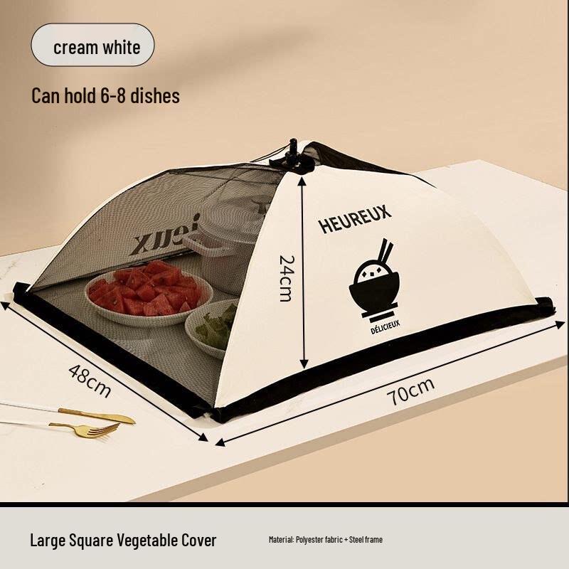Foldable Iron Food Dust Cover
