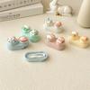 Cartoon Cat Contact Lens Case Portable Mini Contact Lens Box with Tweezer Suction Stick Set Travel Lens Storage for Women Girl