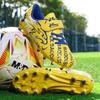 New Men Kids Non-Slip Football Boots Ultralight Soccer Shoes Cleats Match Grass Boys Professional Training Shoes Drop Shipping