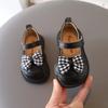 Children's Shoe for Girl Spring Bowknot Kids Causal Versatile Leather Shoes Fashion Non-slip Toddler Princess Walking Flat Shoes