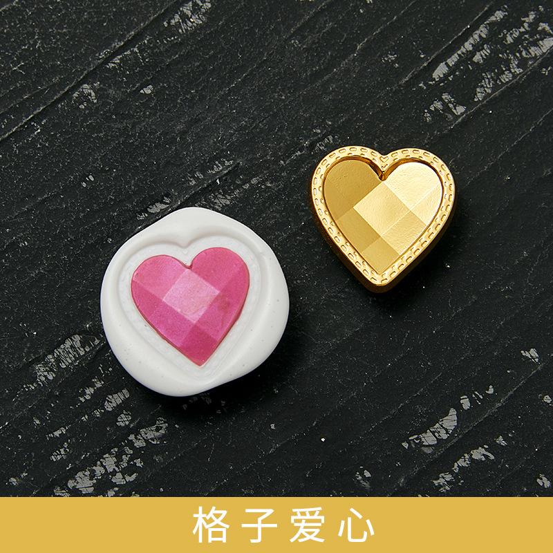 20 Kinds of Design Seal Copper Head Creative Handmade DIY Round Shaped Enamel Wax Grain Seal Relief Seal Art Series Supplies