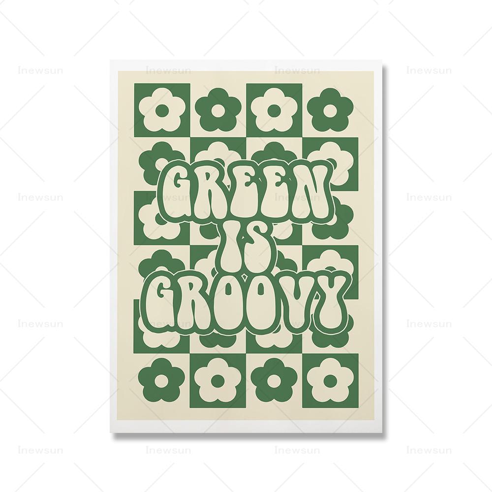 

Растение Мама Принт Зеленый Эко Декор Плакат об изменении климата Экологическое настенное искусство Земля Дружелюбное устойчивое спасение планеты Подарочная роспись 40x50cm No Framed