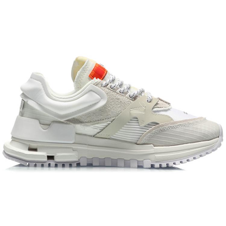 Li Ning 001 Artisan Ingenuity Slip Resistant And Breathable Support Low Top Casual Shoes Women's Mist White AGCQ316-1