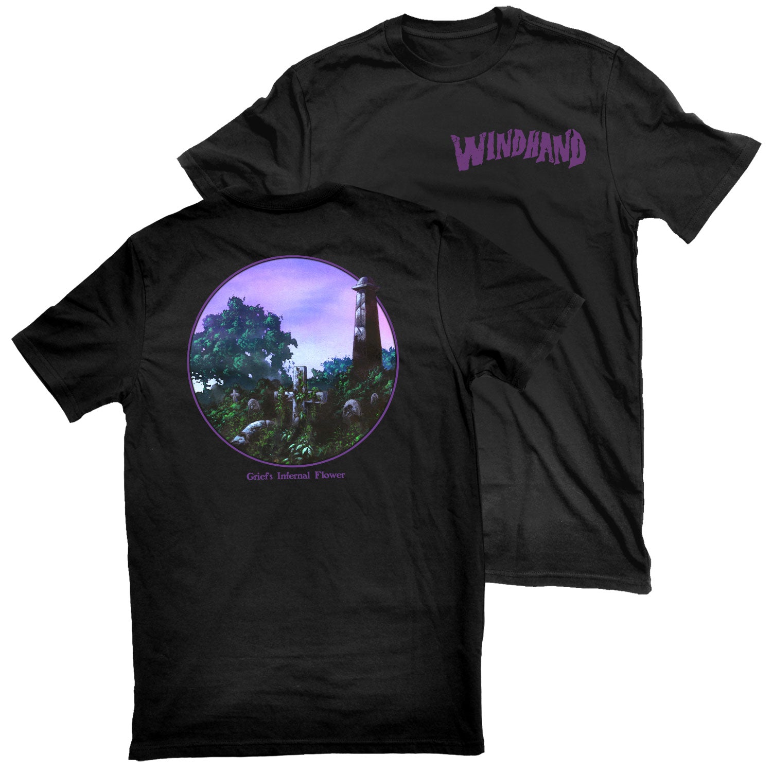 

Windhand Sad Hell Flower Vintage Graphic TShirt Unisex Women Metal Rock Band Tee Cotton Streetwear Top S