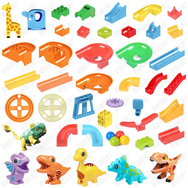Large Lego-Compatible Ball Track & Piano Building Toy Accessories