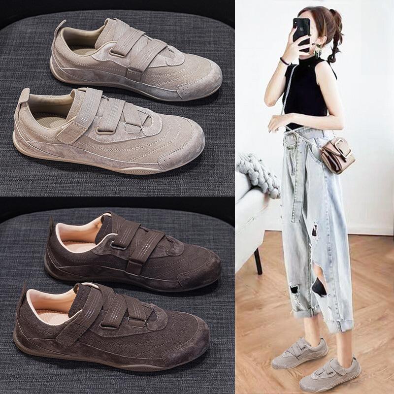 Dexun shoes women's autumn new casual shoes versatile flat comfortable single shoes sports shoes