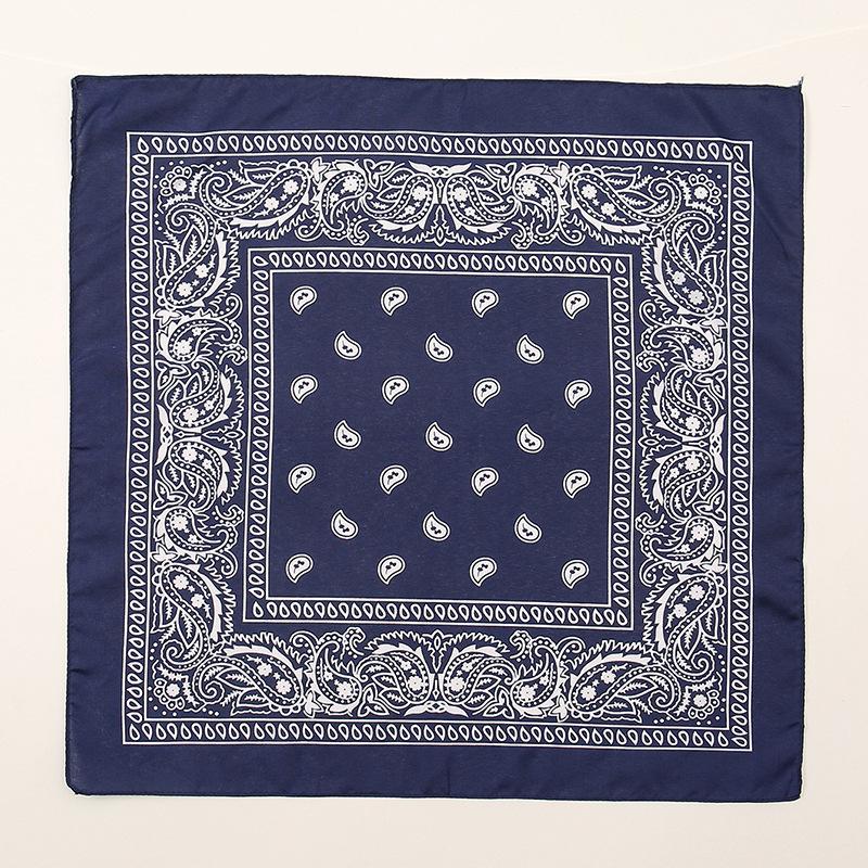 Fashion Bohemian Print Bandana Hair Bands for Women Turban Headband Square Scarf Handkerchief Hair Accessories Bonnet Hijab