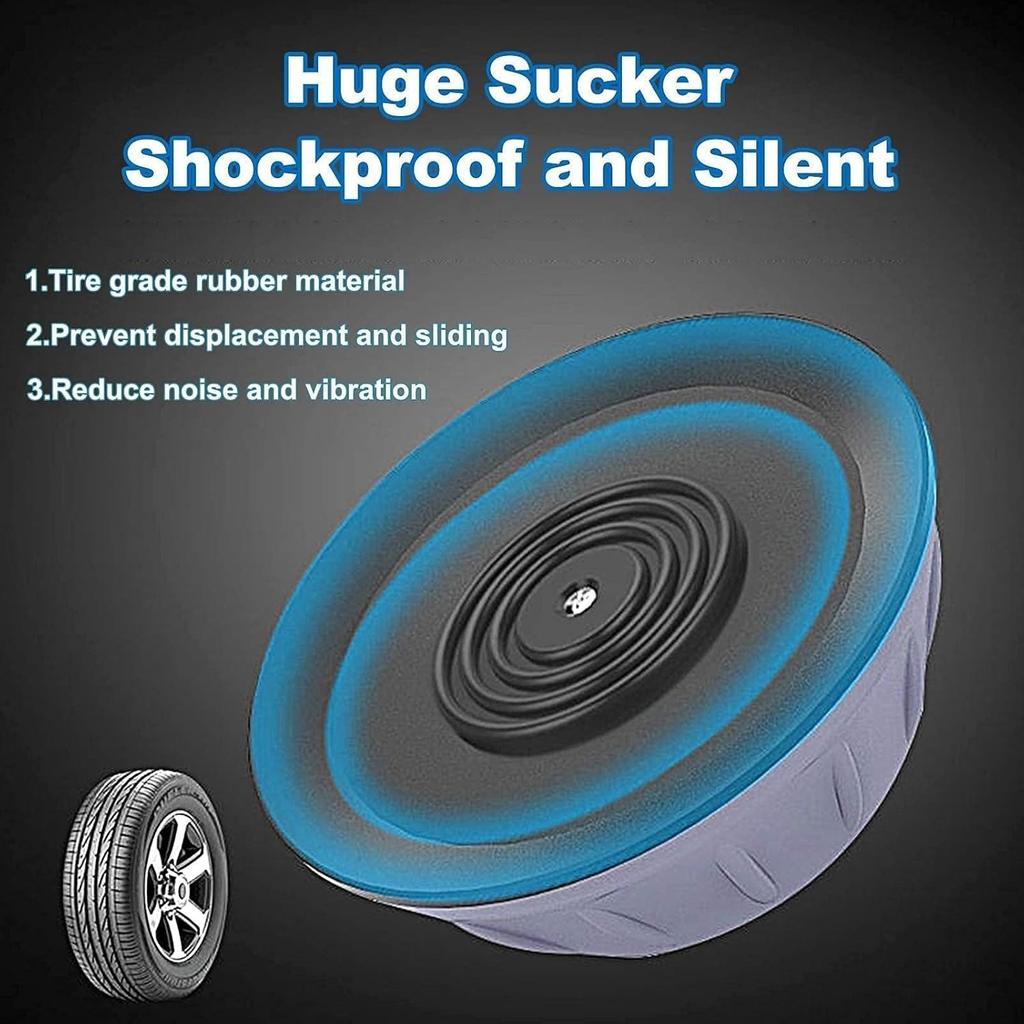 Anti Vibration Pads for Washing Machine and Dryer Shock and Noise Cancelling Washing Machine Support Prevent Moving Shaking Walking Universal Size