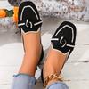 Women's Knot Design Flat Shoes, Casual Square Toe Slip On Shoes, Lightweight & Comfortable Shoes