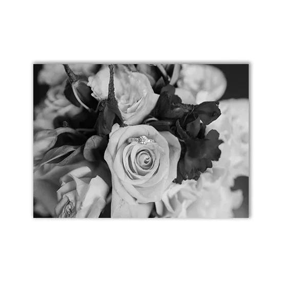 Fashion Black And White Sexy Poster Flower Women Motivational Text Minimalist Canvas Painting for Living Room Modern Home Decor