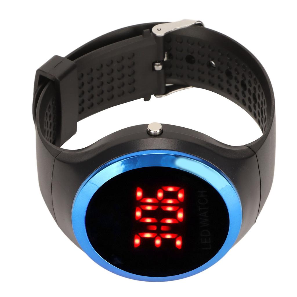 Children Digital Watch Student Fashionable Red LED Outdoor Sports Watch Birthday Gift for Daily Life Blue
