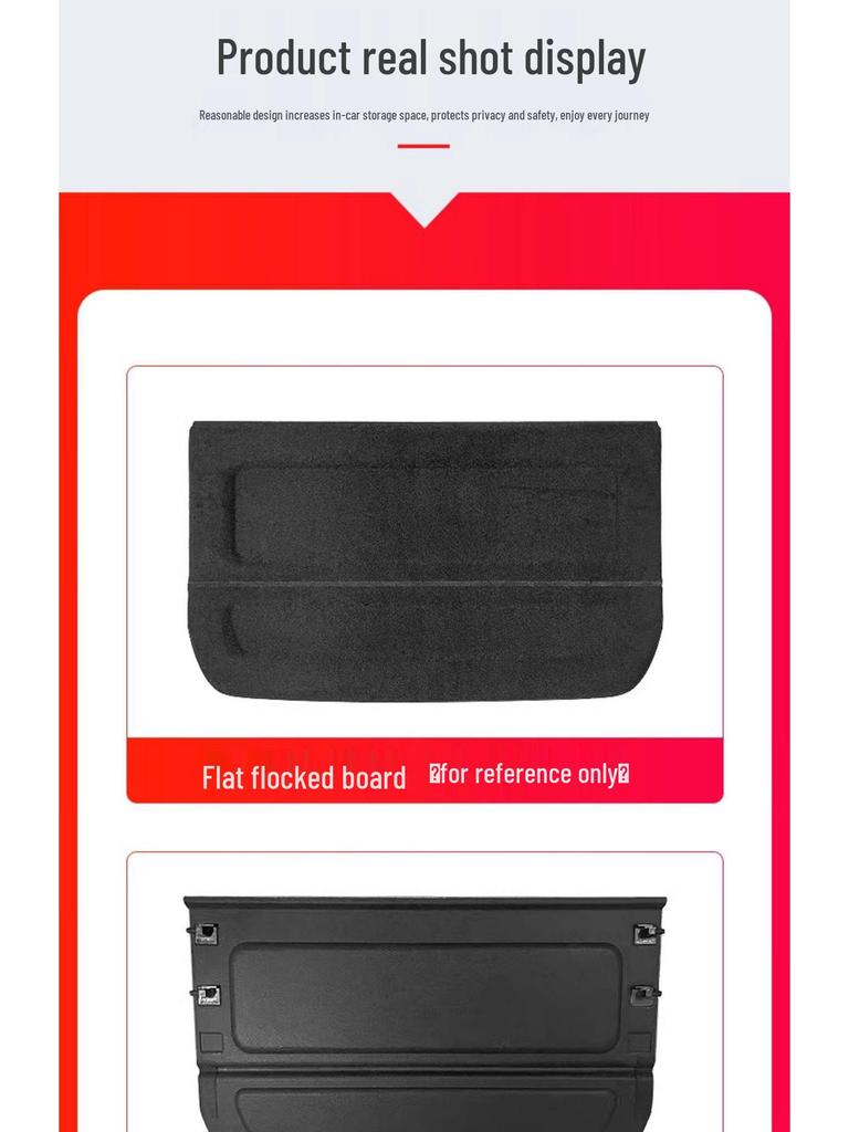 Boyue COOL 24 Model Rear Trunk Cargo Cover for Geely Cityray