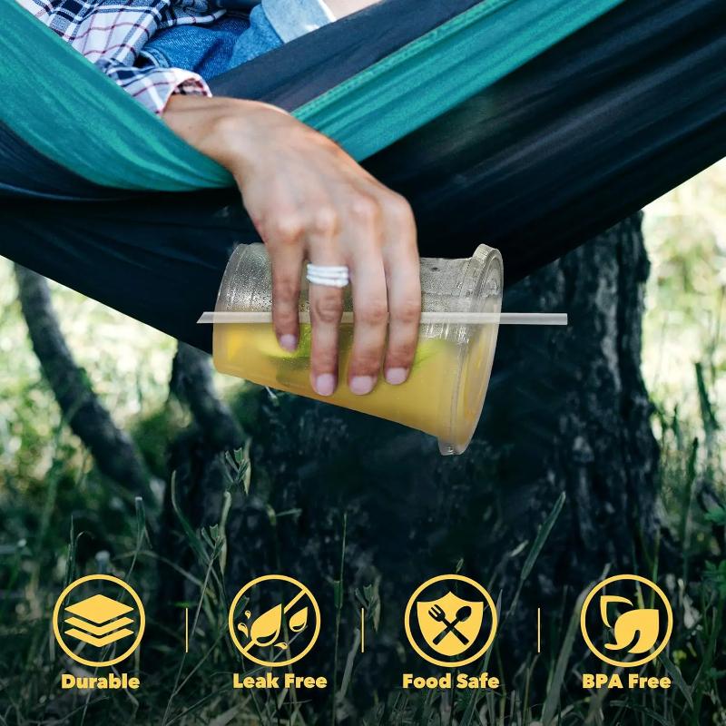 50pcs/Sets 12/16OZ Plastic Cups With Lids Disposable Cups For Iced Coffee Smoothie Milkshake Cold Drinks Birthday Party Supplies