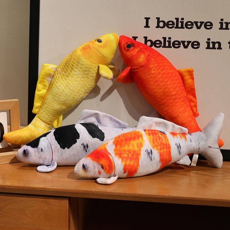 Realistic Koi Fish Plush With Soft Short Plush For Home Decor And Gift Ideas