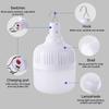 Portable USB Rechargeable LED Camping Lights Outdoor Emergency Bulb 3 Lighting Modes Waterproof Shell Light Bulb 170/220W