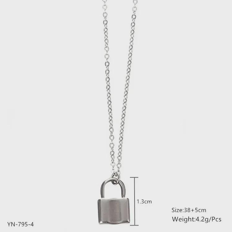 

Невыцветающее ожерелье из нержавеющей стали в форме солнца, замка, любви и звезды для женщин