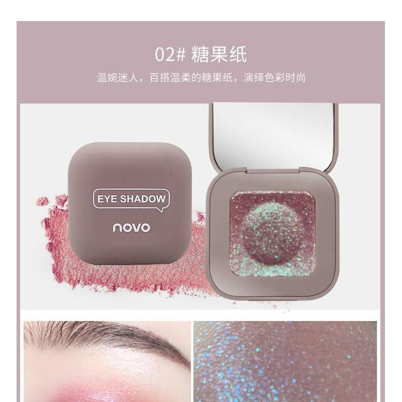 NOVO - Fingerspitzen-Glitzer-Lidschatten - 12 Farben