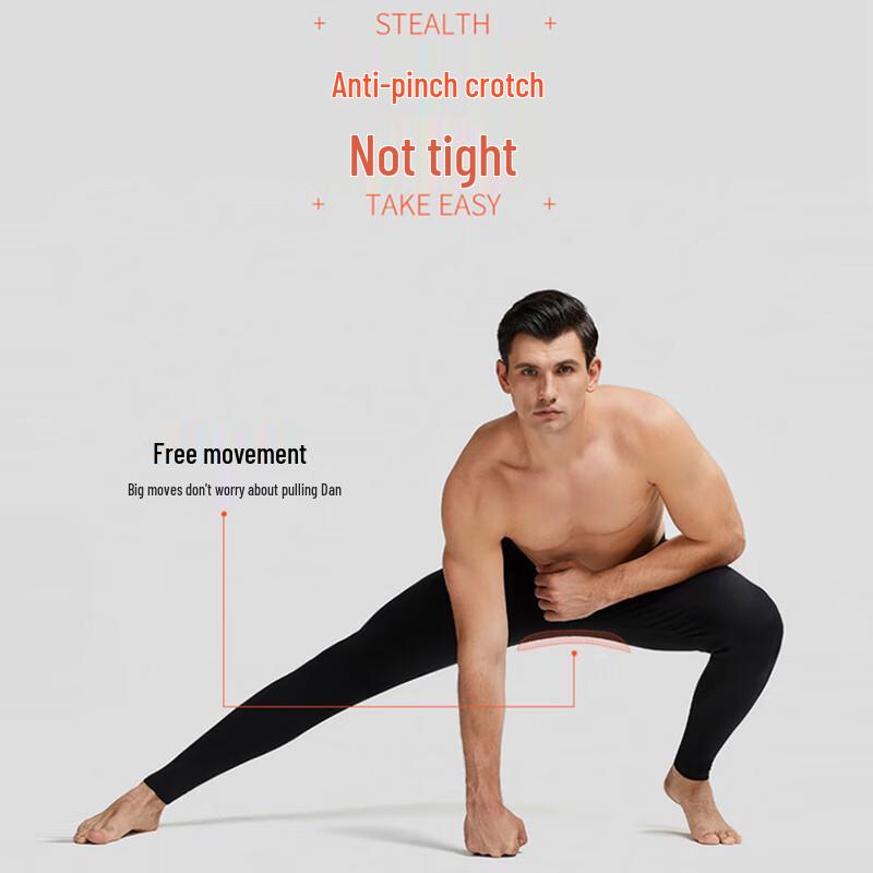 Męskie termiczne spodnie bazowe z olejem kameliowym