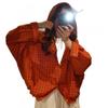 Womens Oversized Plaid Hooded Long Sleeve Shirt Jacket Casual Loose Fit 2026 Fall Collection