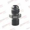 AN4 AN6 AN8 AN10 Male To 1/8" 1/4" 3/8" 1/2" 3/4"BSP BSPP Straight Adapter Aluminum Black/Blue Fuel System Fittings7