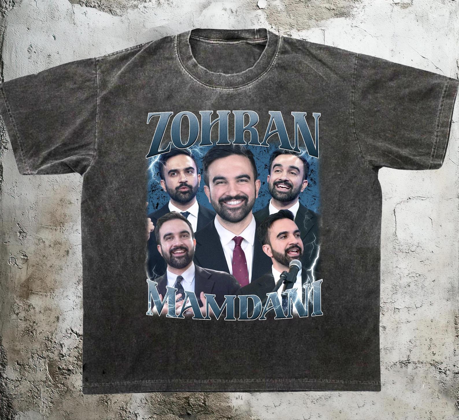 Zohran Mamdani Rap Bootleg Y2K Tee, NYC Mayor Victory Shirt, Zohran Fan Gift 4XL